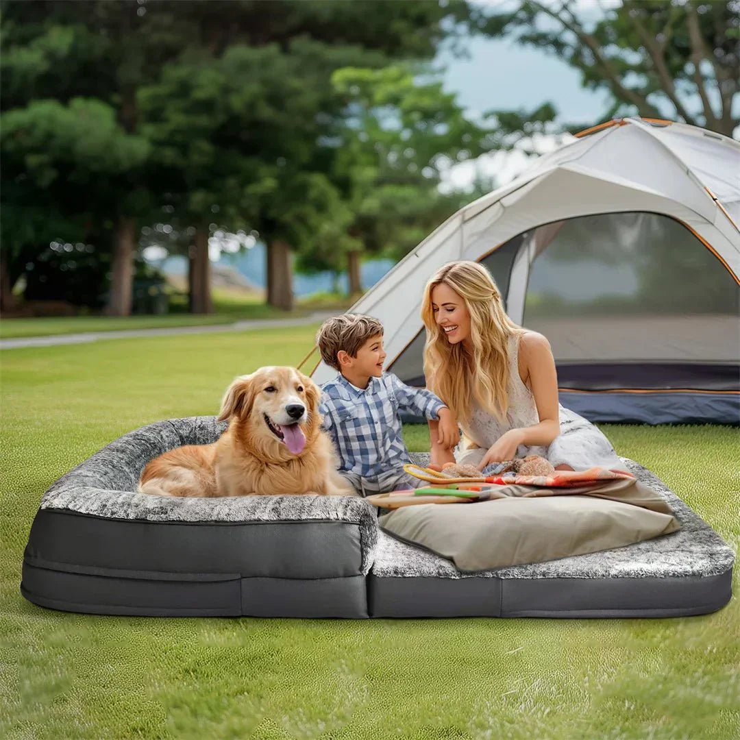Large 180 cm Dog Bed for Pets and Their Humans