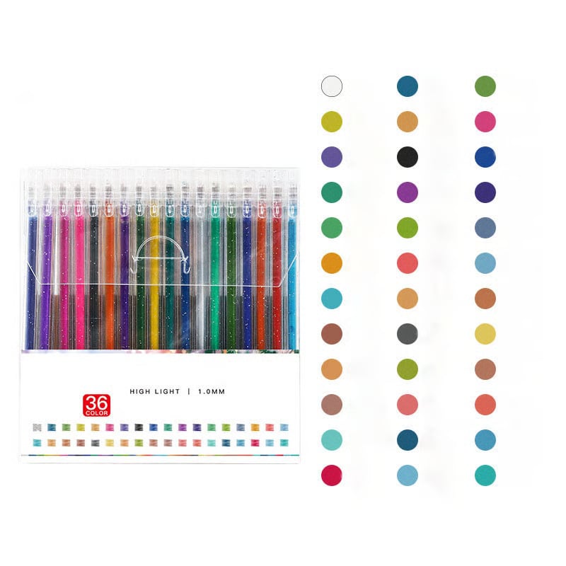 Glitter Gel Pens | Metallic Ink Pens | Smudge-Resistant Sparkle Finish | SparkleInk