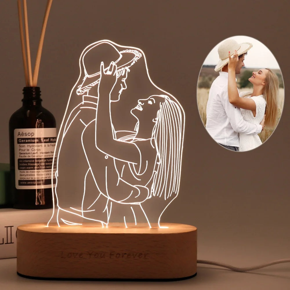 Amoria™ – Custom Photo Light (50%  Off)