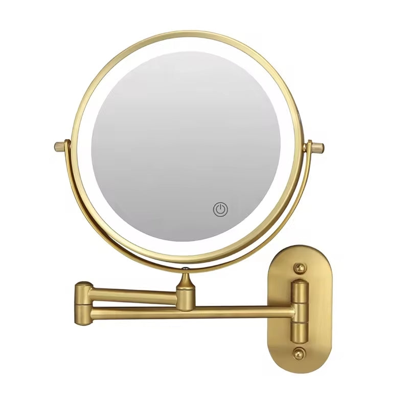 Illuminated Vanity Mirror with Adjustable Lighting for Makeup and Daily Use