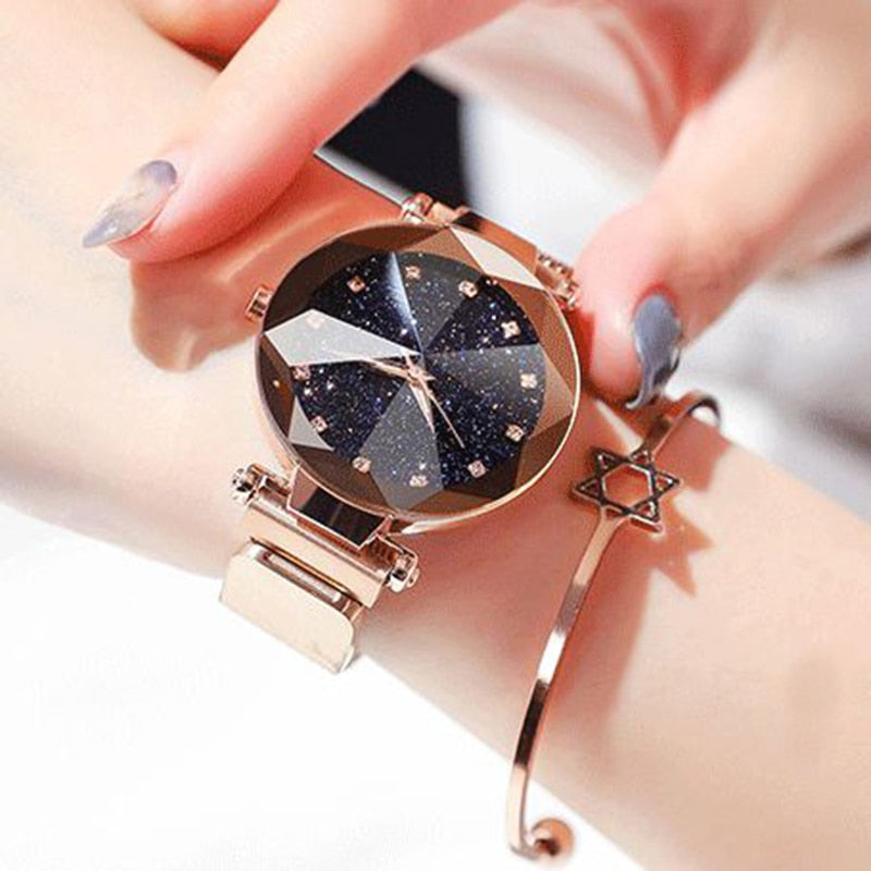 Starry Sky Magnetic Buckle Watch