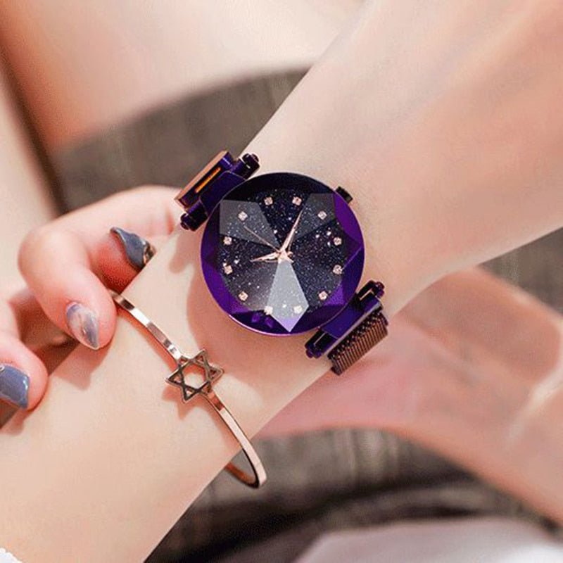 Starry Sky Magnetic Buckle Watch