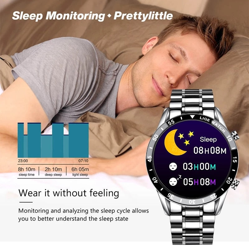 LIGE 2022 New Fashion Smartwatch with Bluetooth