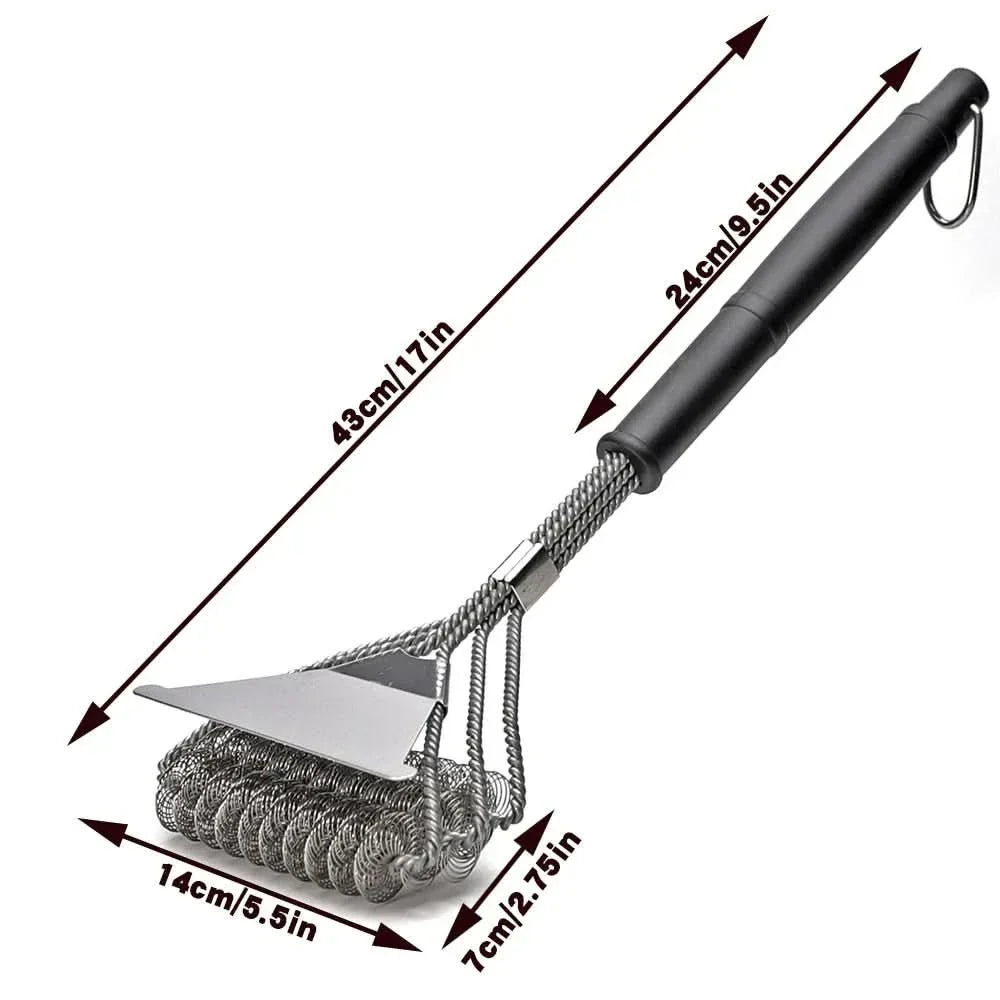 BBQ Brush without Metal Bristles for Grill Cleaning
