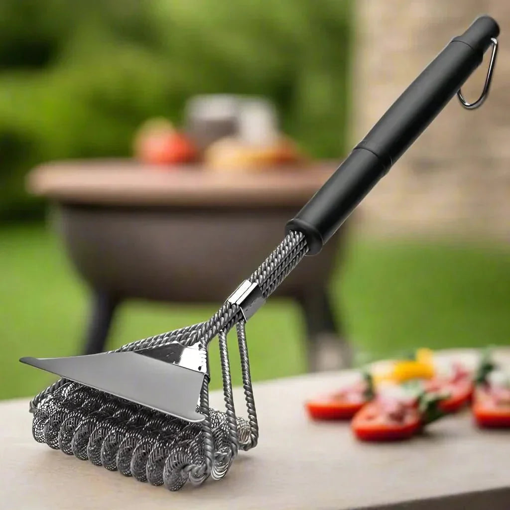 BBQ Brush without Metal Bristles for Grill Cleaning