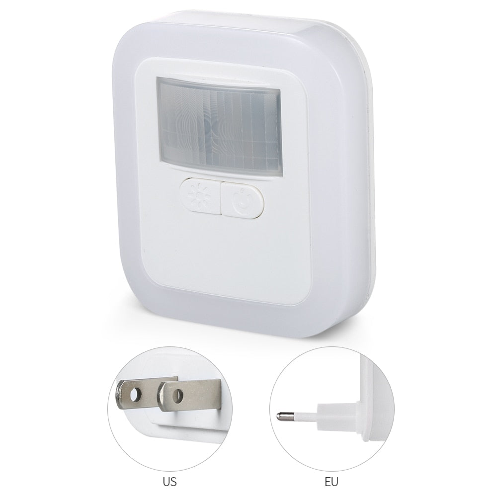LED Night Light with Motion Sensor – Automatic Wall and Hallway Illumination for Safe Night Use