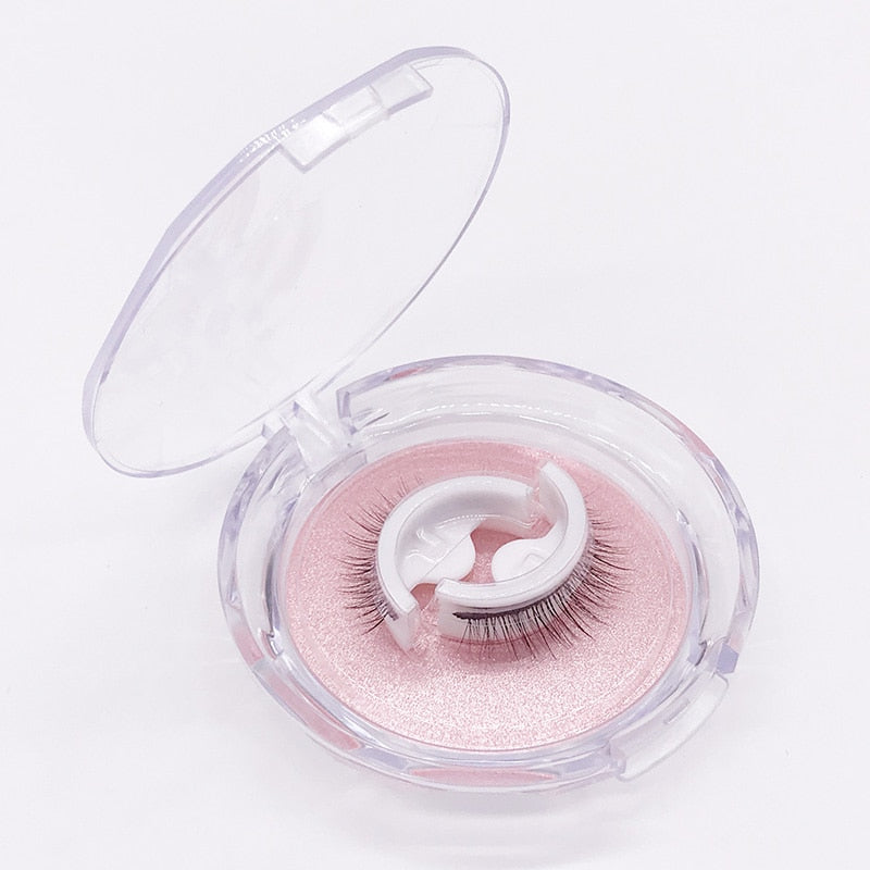 Reusable Self-Adhesive False Eyelashes for Natural Eye Makeup