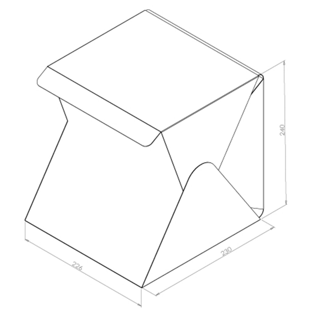 Foldable Light Box for Photography and Video – Portable Studio for Product Images