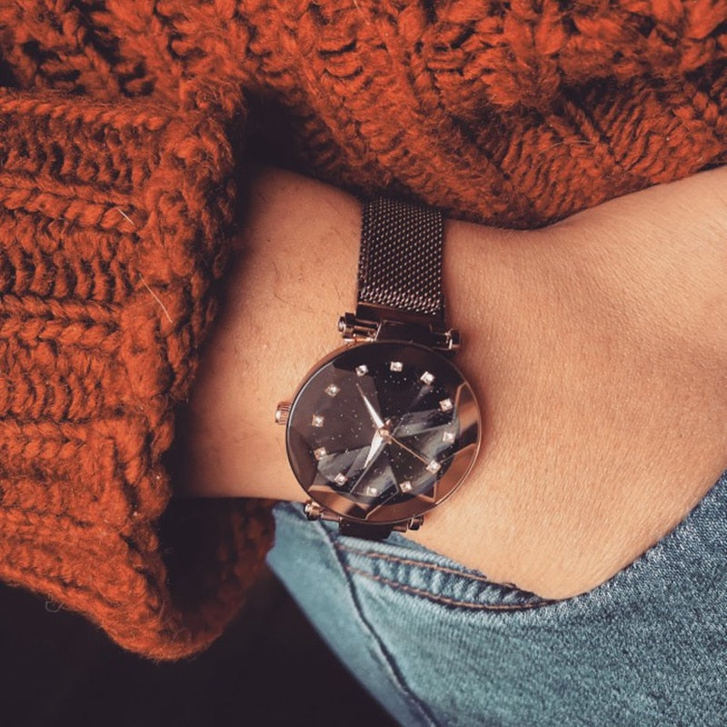 Starry Sky Magnetic Buckle Watch