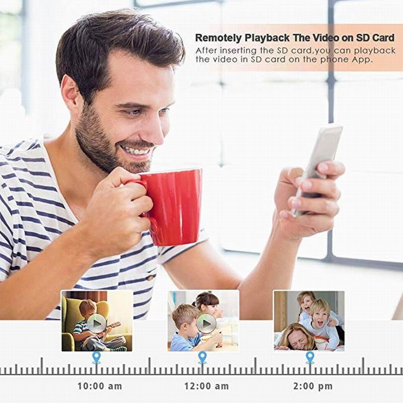 Portable Mini Security Camera for Home Surveillance & Monitoring