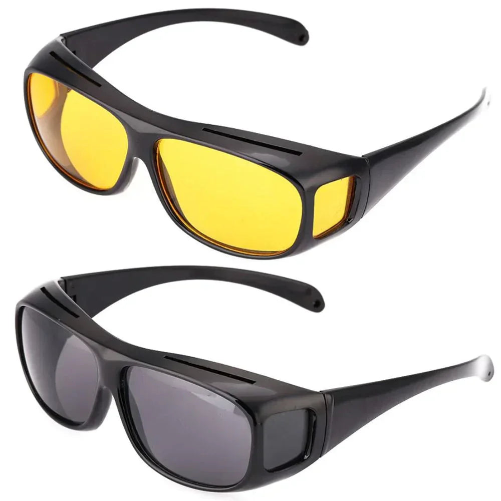 Glare-Reducing Eyewear for Improved Day and Night Vision