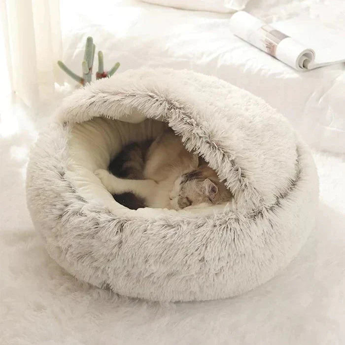 Cloofie™ – Plush Cave Bed for Cats (40% Off)