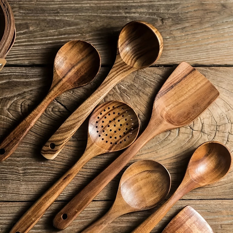 NordicChef – Luxury 5-Piece Wooden Kitchen Utensil Set