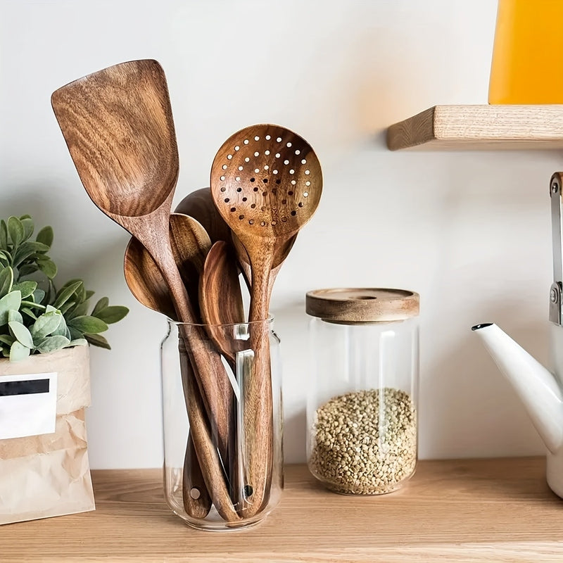 NordicChef – Luxury 5-Piece Wooden Kitchen Utensil Set