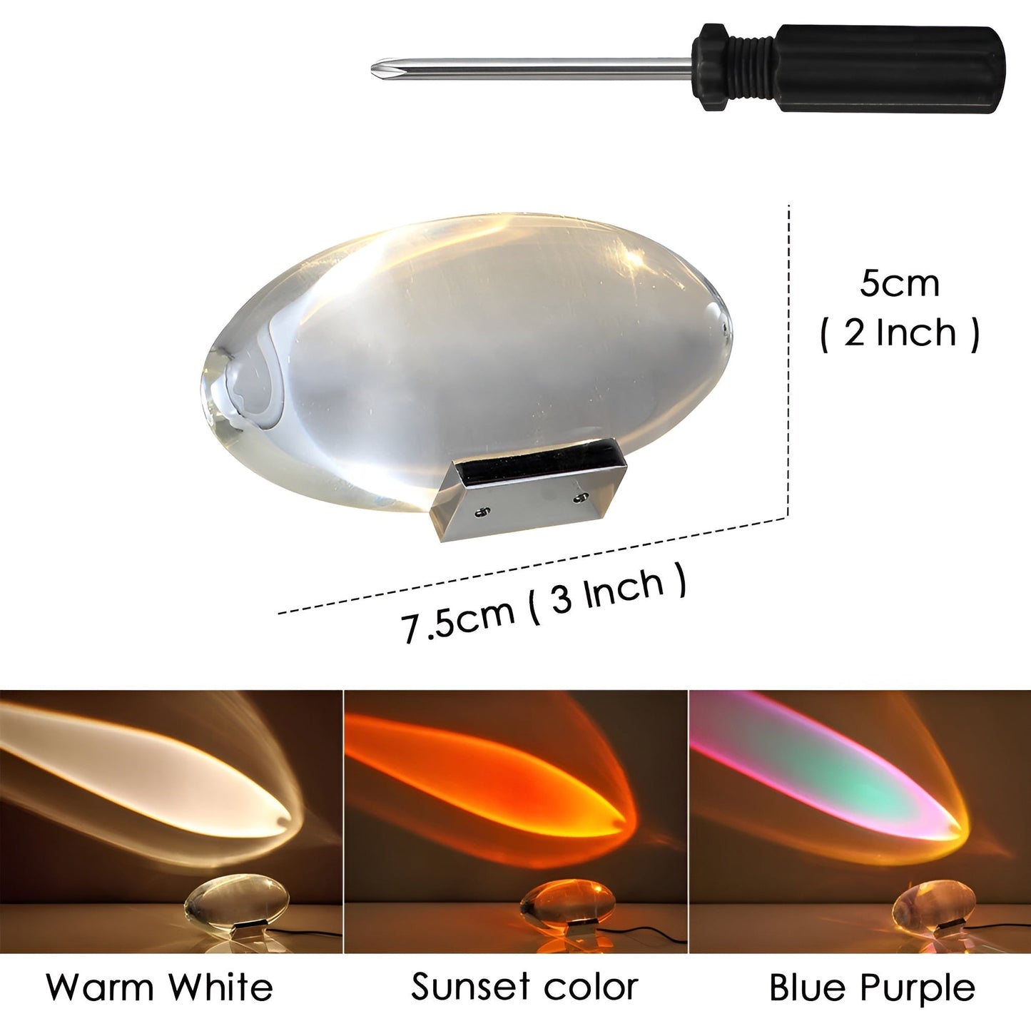 EyeSparkle Lamp - Celestial Crystal Prism Projection Light