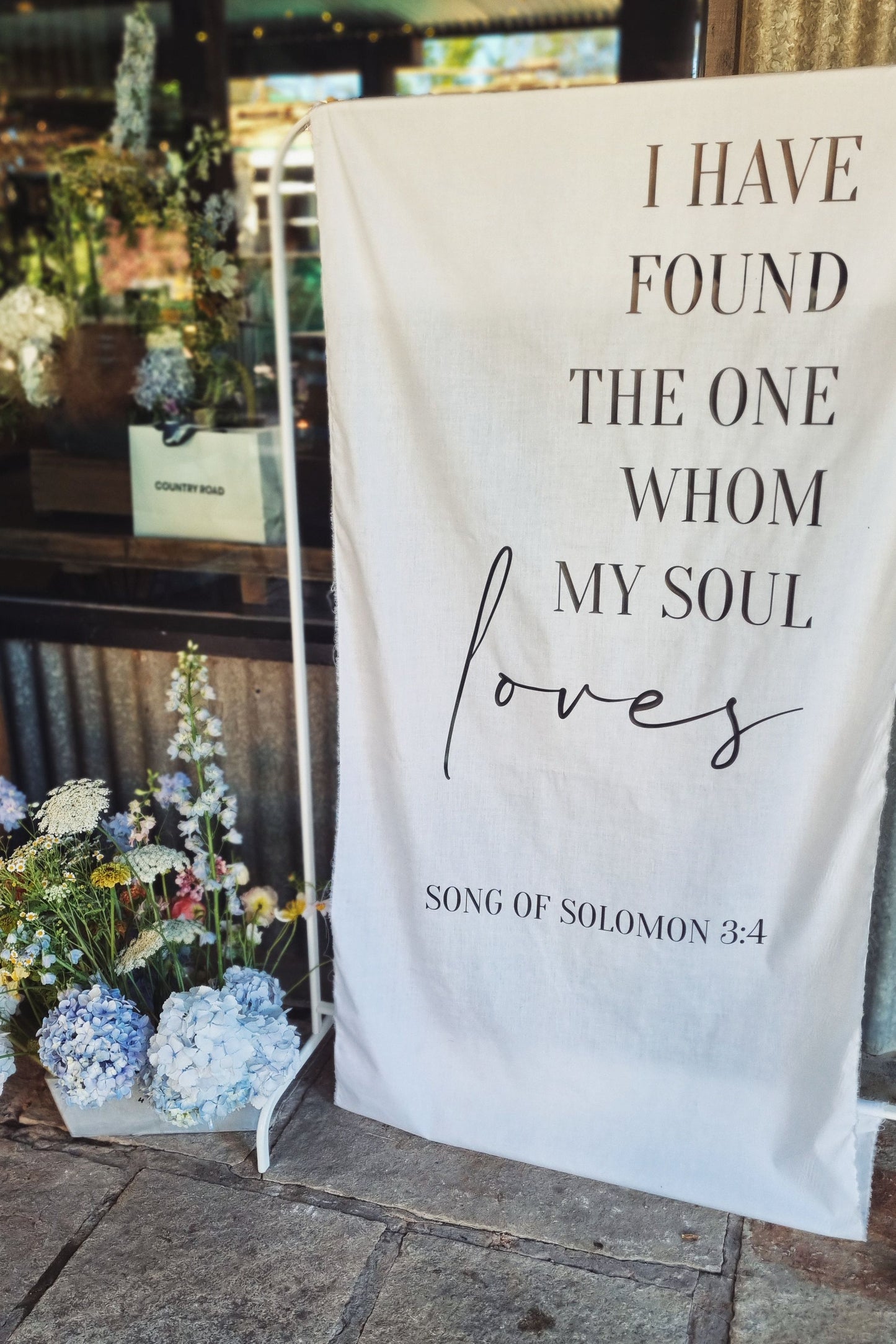 Personalized Wedding Sign / I Have Found the One Whom My Soul Loves song of Solomon