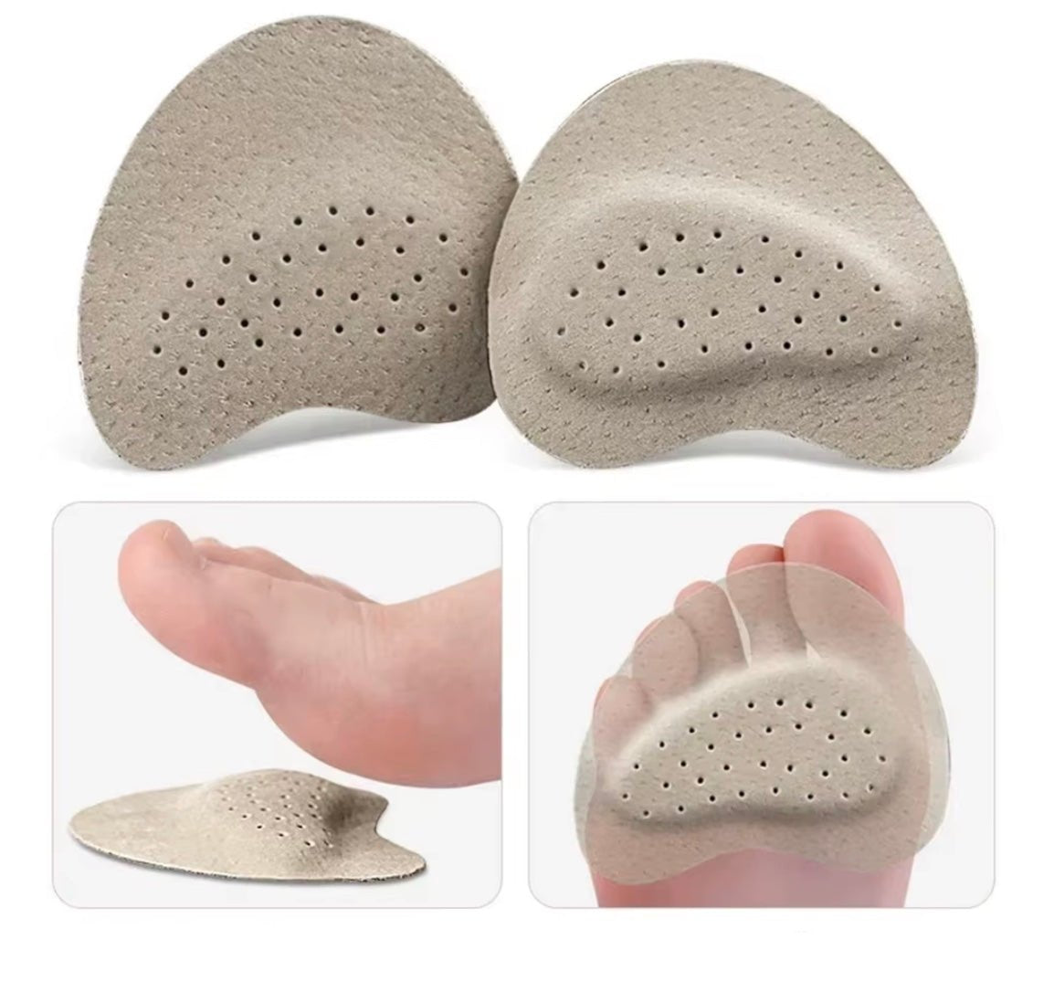 Anti-slip foot pads for sandals – Pain relief for women