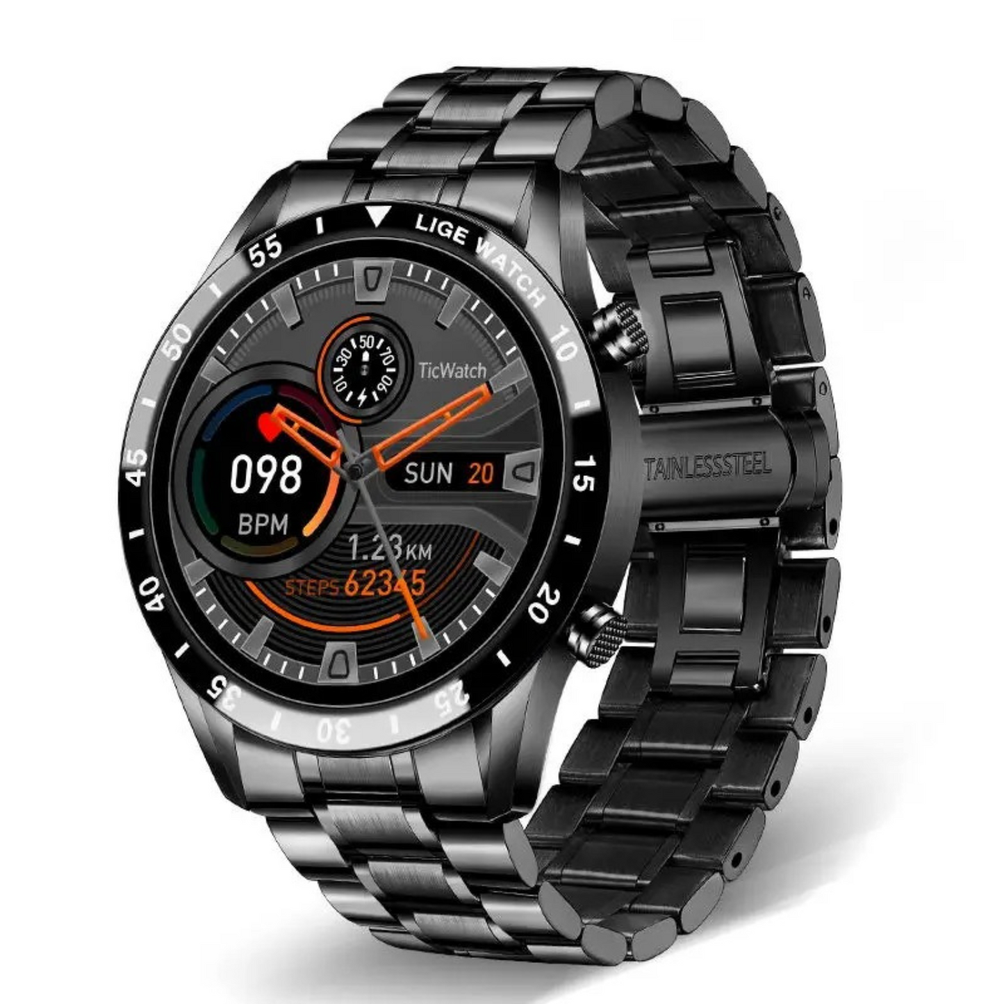 Elegant Multi-Functional Smartwatch with Stylish Design