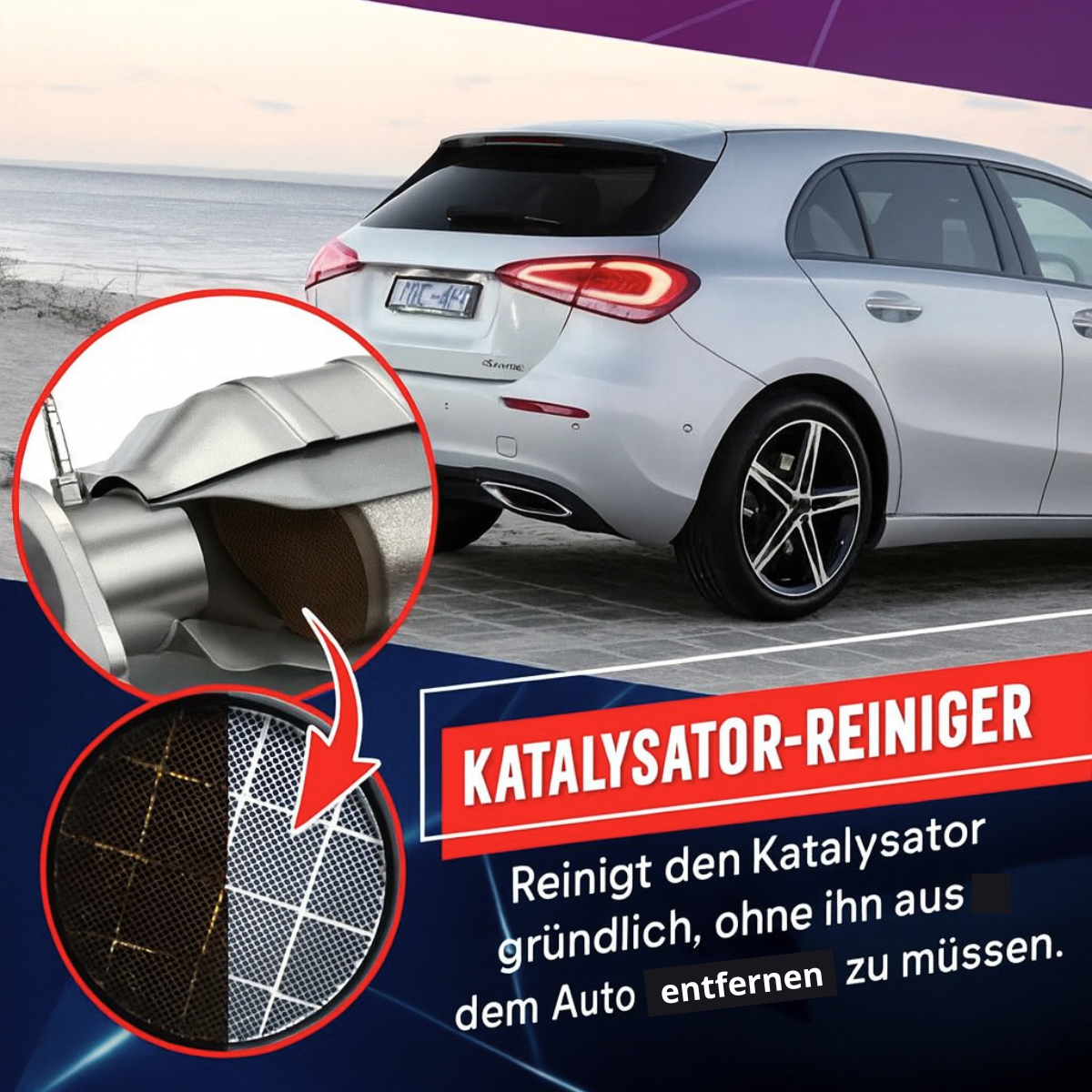 Catalytic Converter Cleaner Additive - 2 x 120 ml