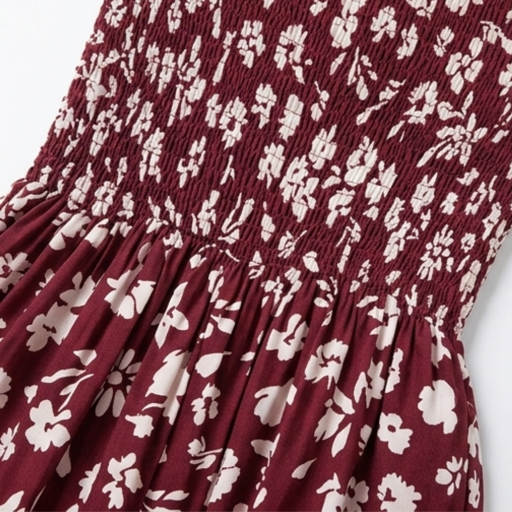 Bloomette™ – Smocked Chiffon Romper with Pockets