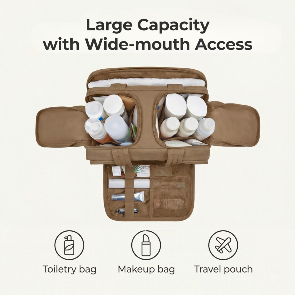 Carrion™ – 4 Compartment Travel Toiletry Organizer