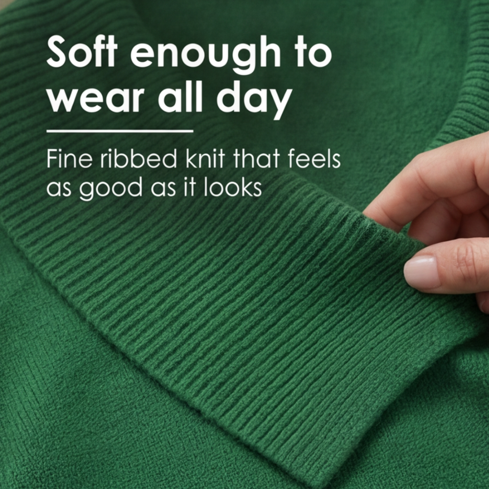 Collara™ – Asymmetric Collar Knit Sweater