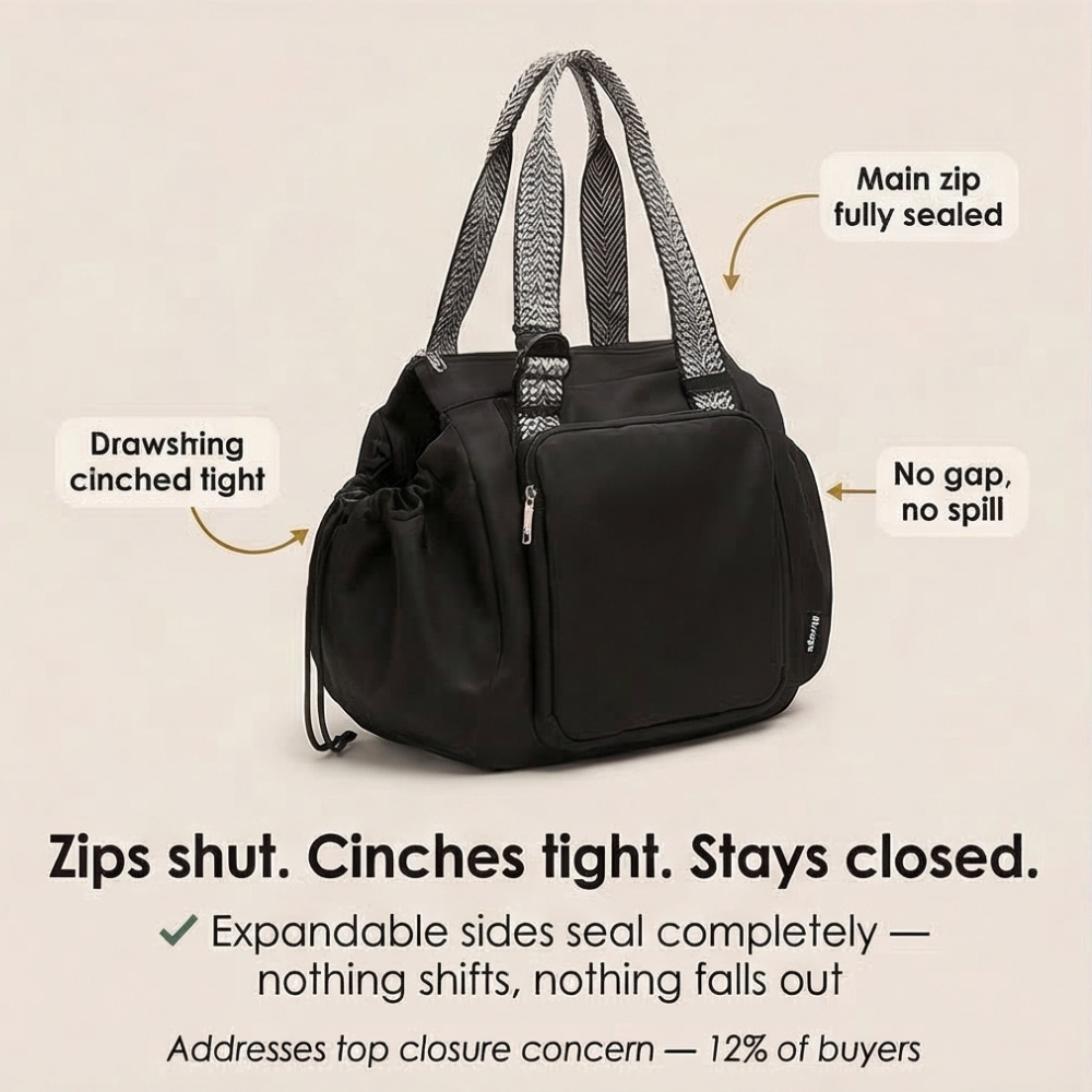 Carrova™ – Organized Everyday Tote with Backpack Straps