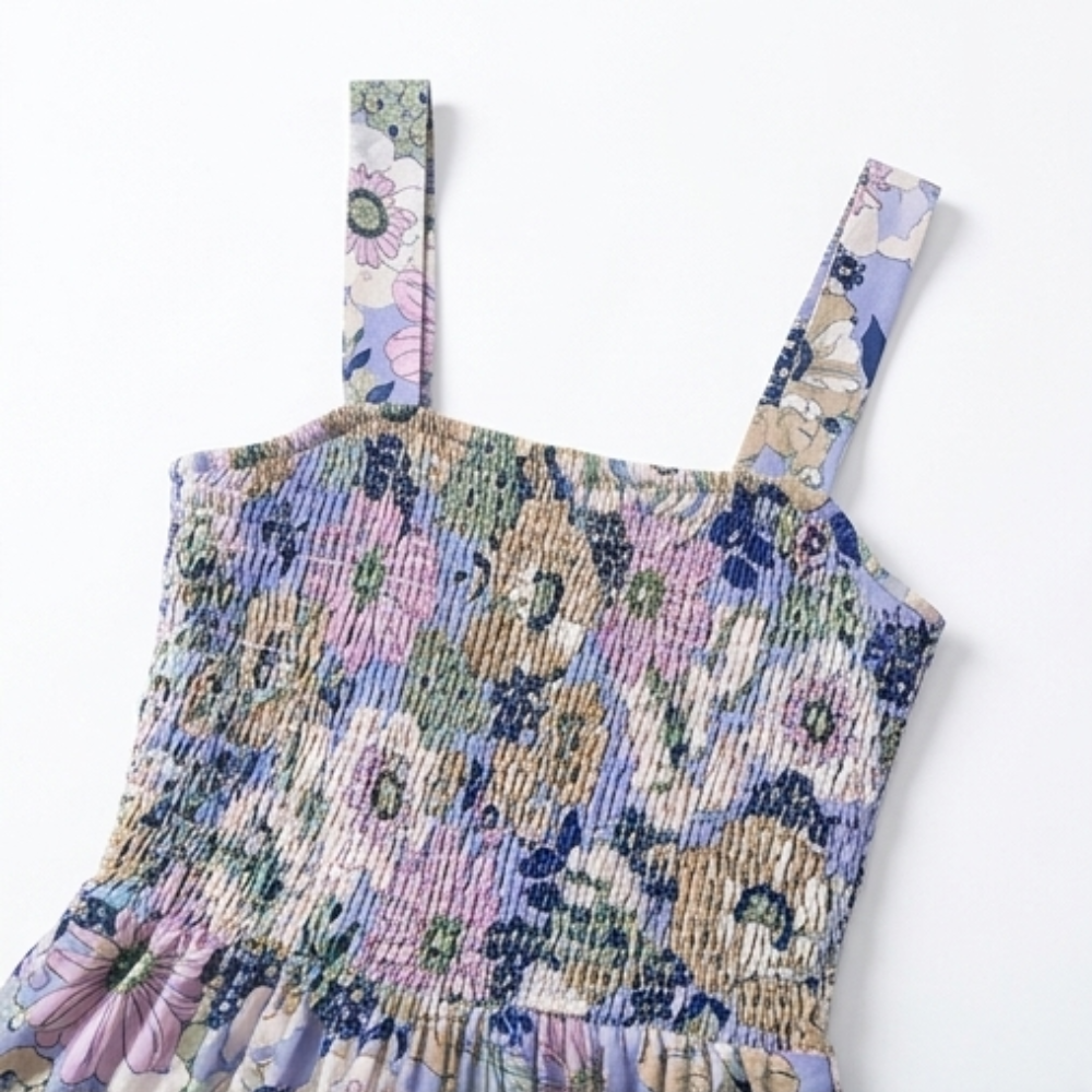 Bloomara™ – Floral Wide Leg Jumpsuit With Pockets
