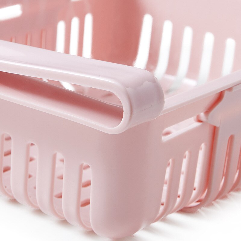 Plastic Retractable Drawer Fridge Organizer