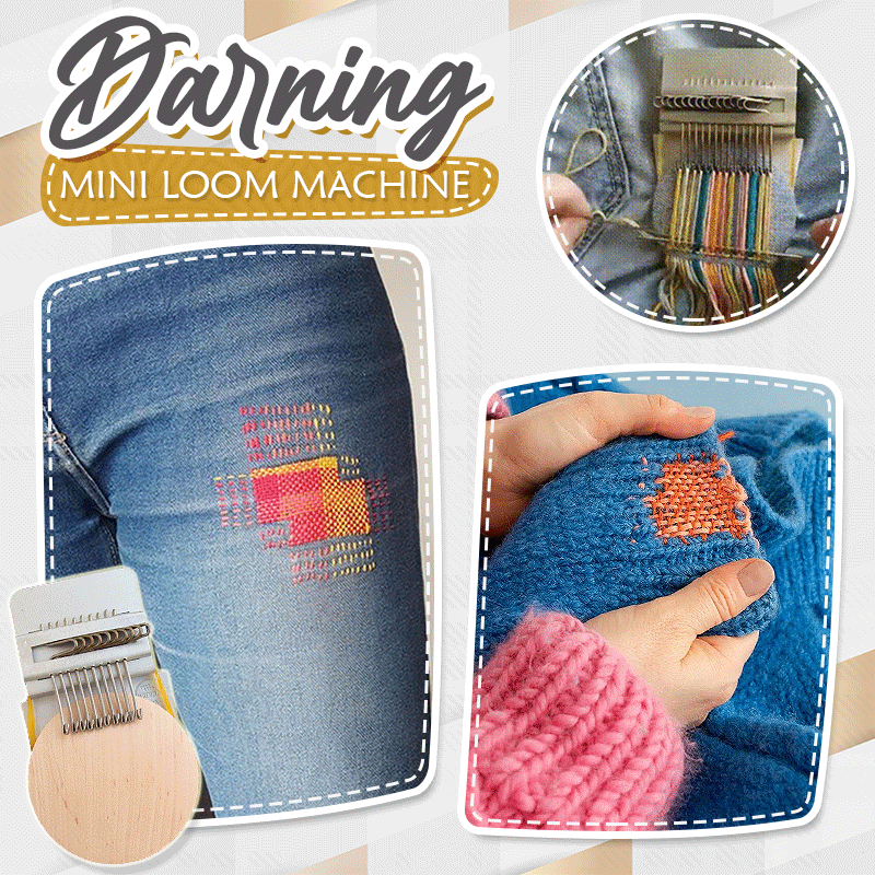 Clothing Mending | Small Weaving Loom | Neat Darning Repair | ThreadMaster