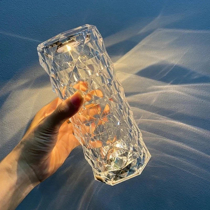 Touch Rose Crystal Lamp