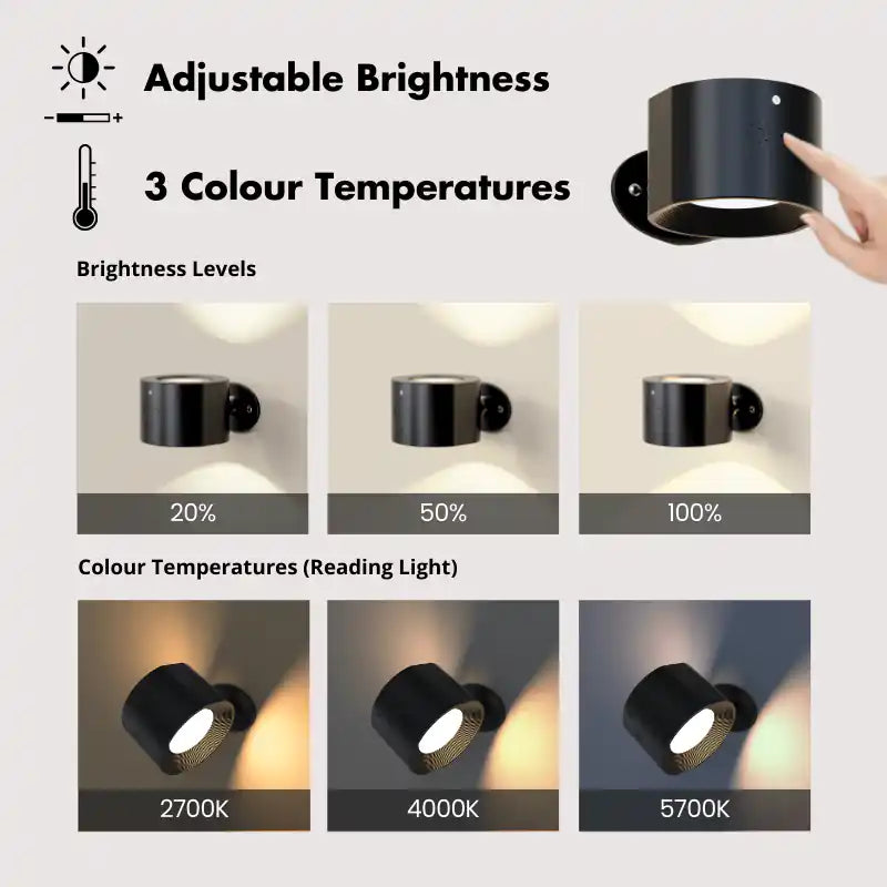 LED Rechargeable Wall Light/Sconce  - Nova Lights