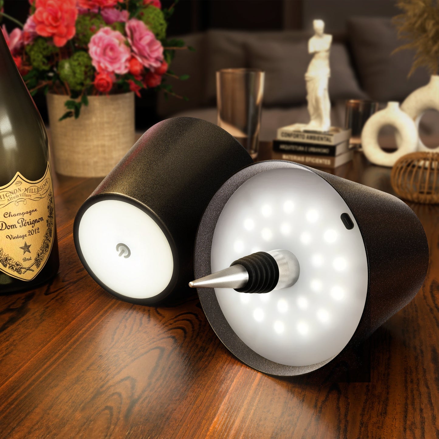 RoyaleGlow Wireless Bottle Lamp - Fits Any Bottle
