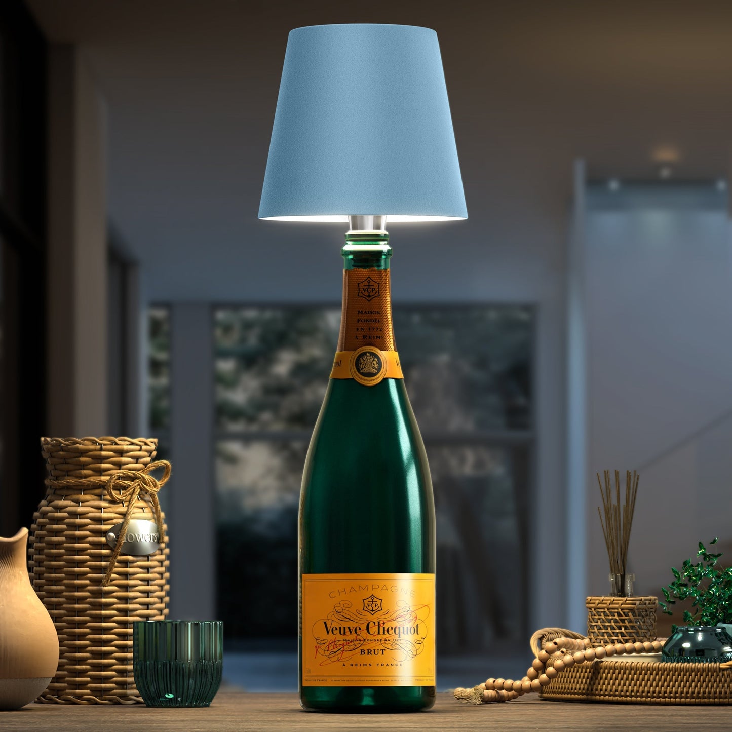 RoyaleGlow Wireless Bottle Lamp - Fits Any Bottle