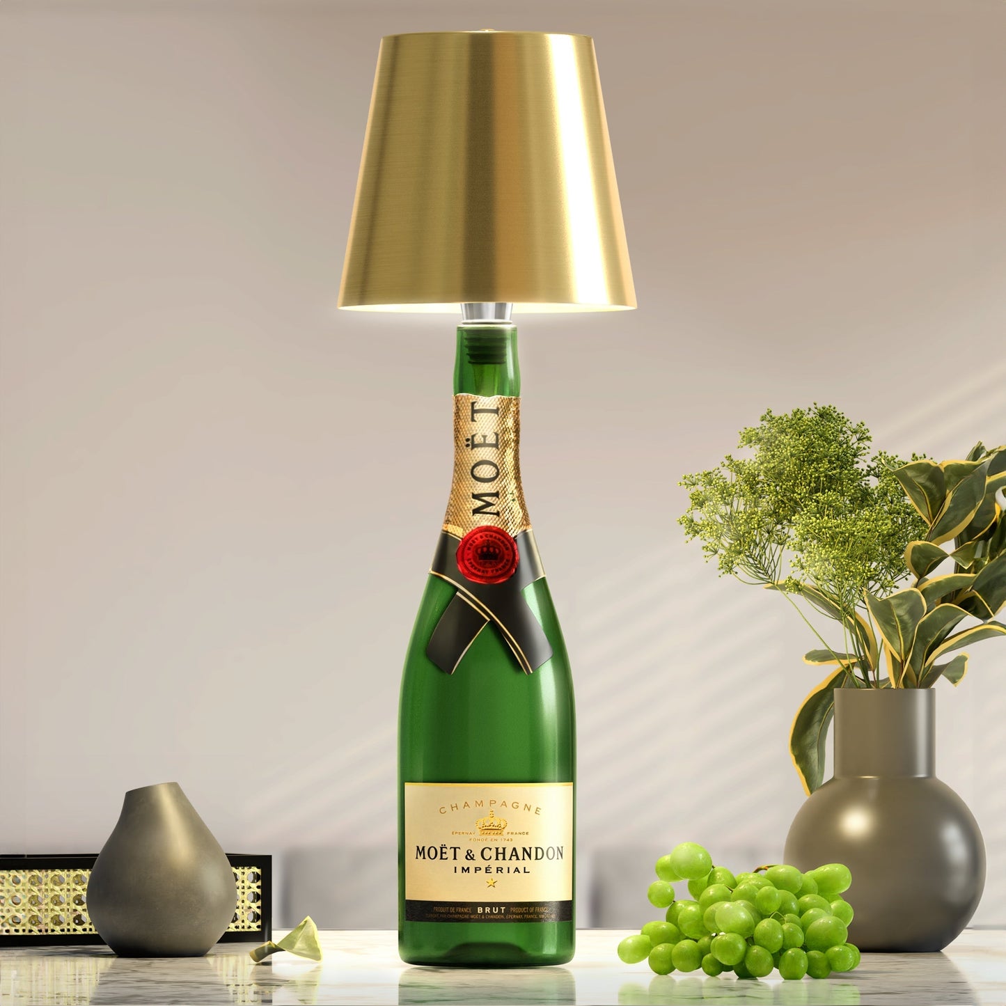 RoyaleGlow Wireless Bottle Lamp - Fits Any Bottle