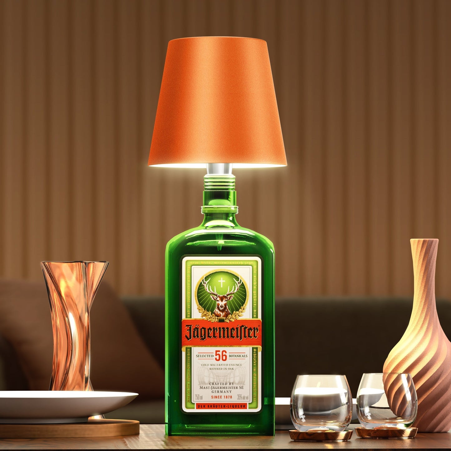 RoyaleGlow Wireless Bottle Lamp - Fits Any Bottle