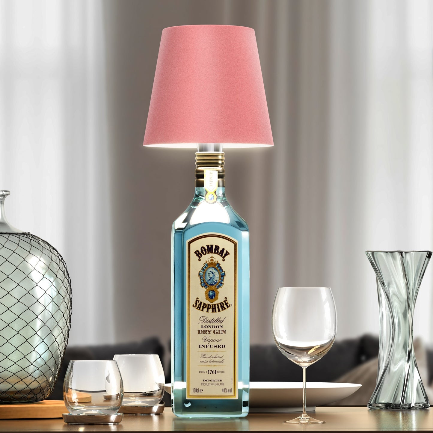 RoyaleGlow Wireless Bottle Lamp - Fits Any Bottle