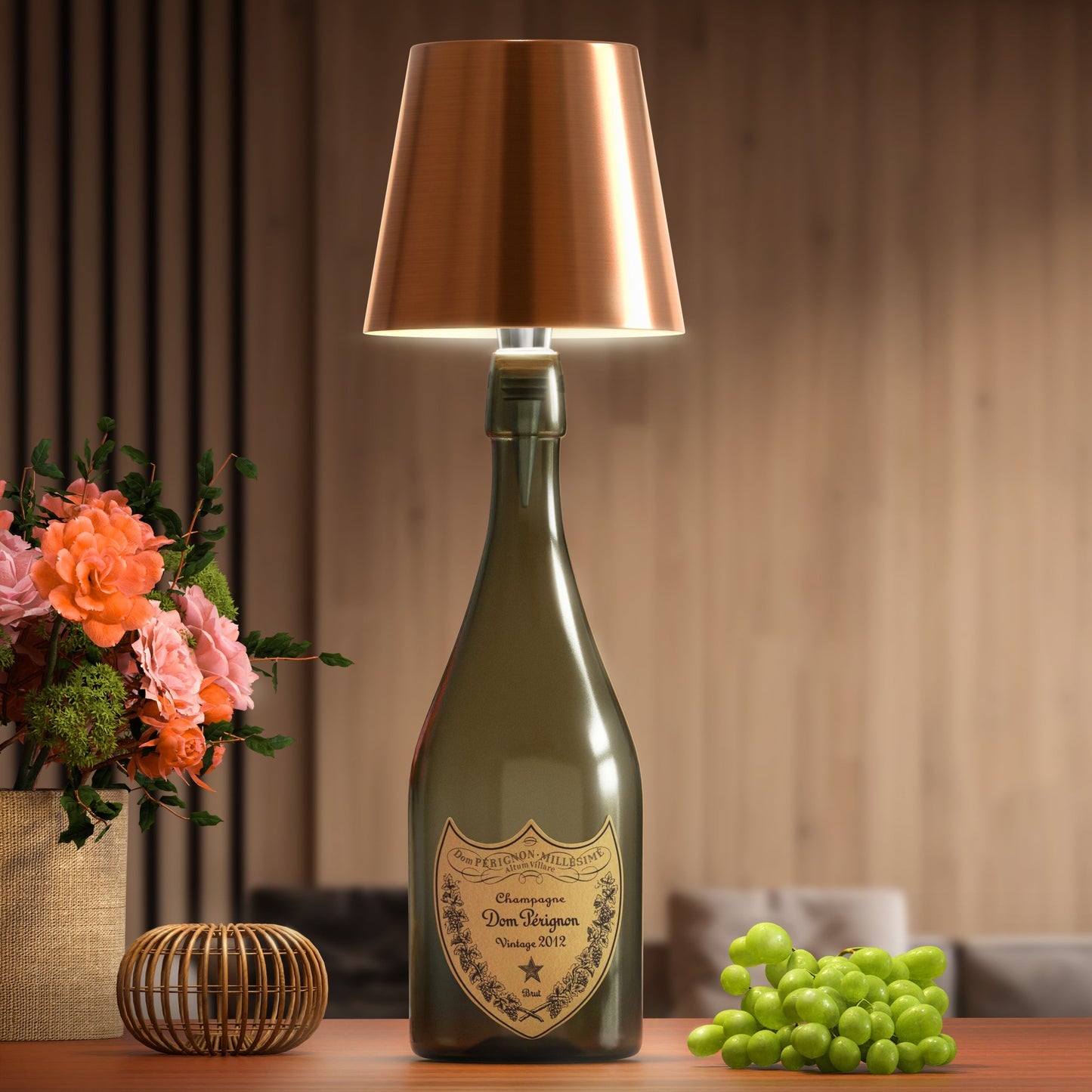 RoyaleGlow Wireless Bottle Lamp - Fits Any Bottle