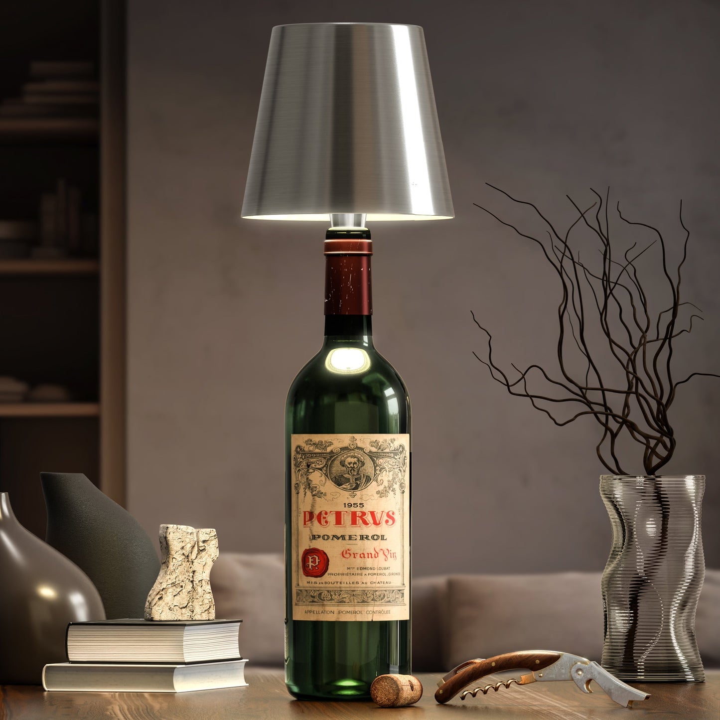 RoyaleGlow Wireless Bottle Lamp - Fits Any Bottle
