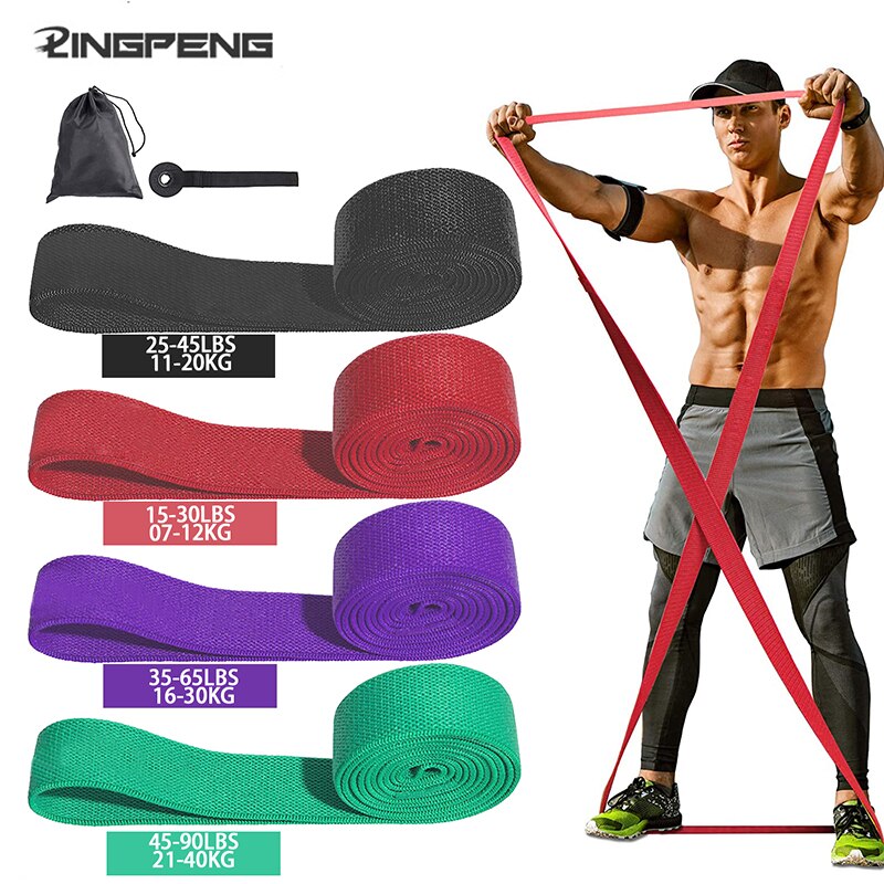 Yoga stretch resistance band