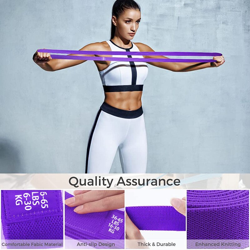 Yoga stretch resistance band