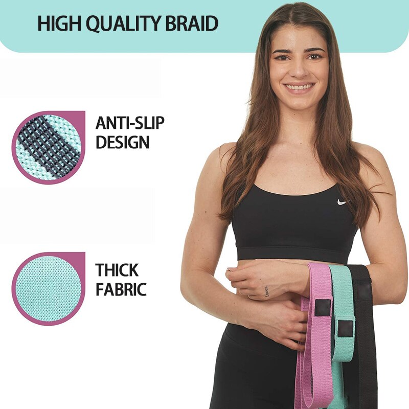 Yoga stretch resistance band