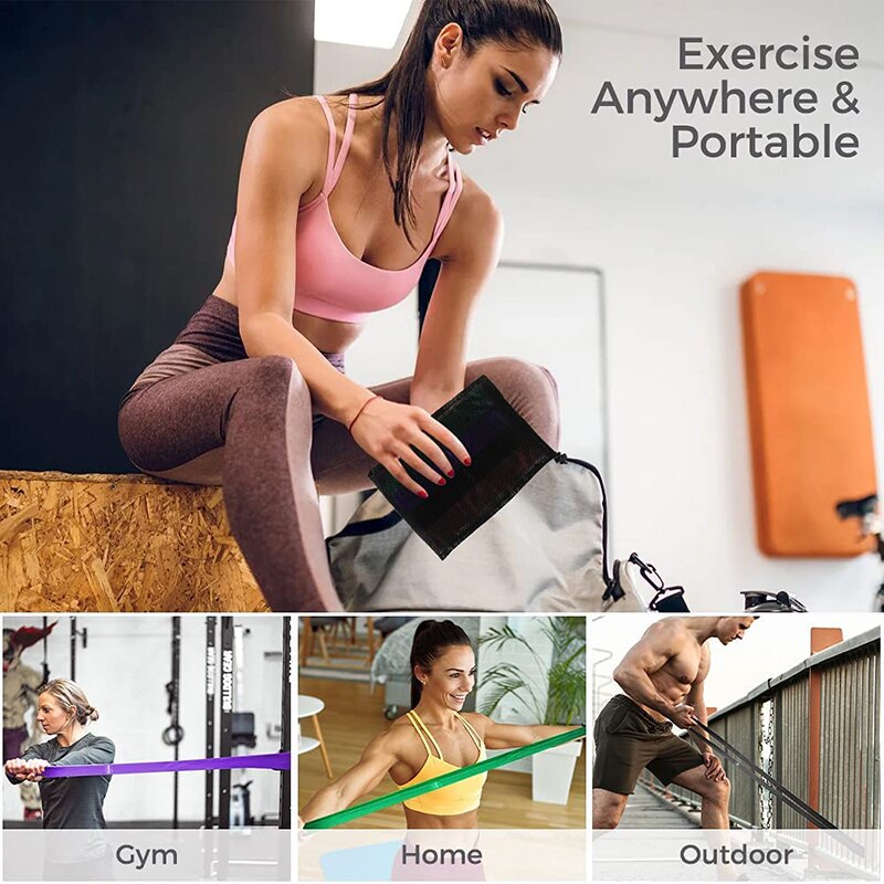 Yoga stretch resistance band