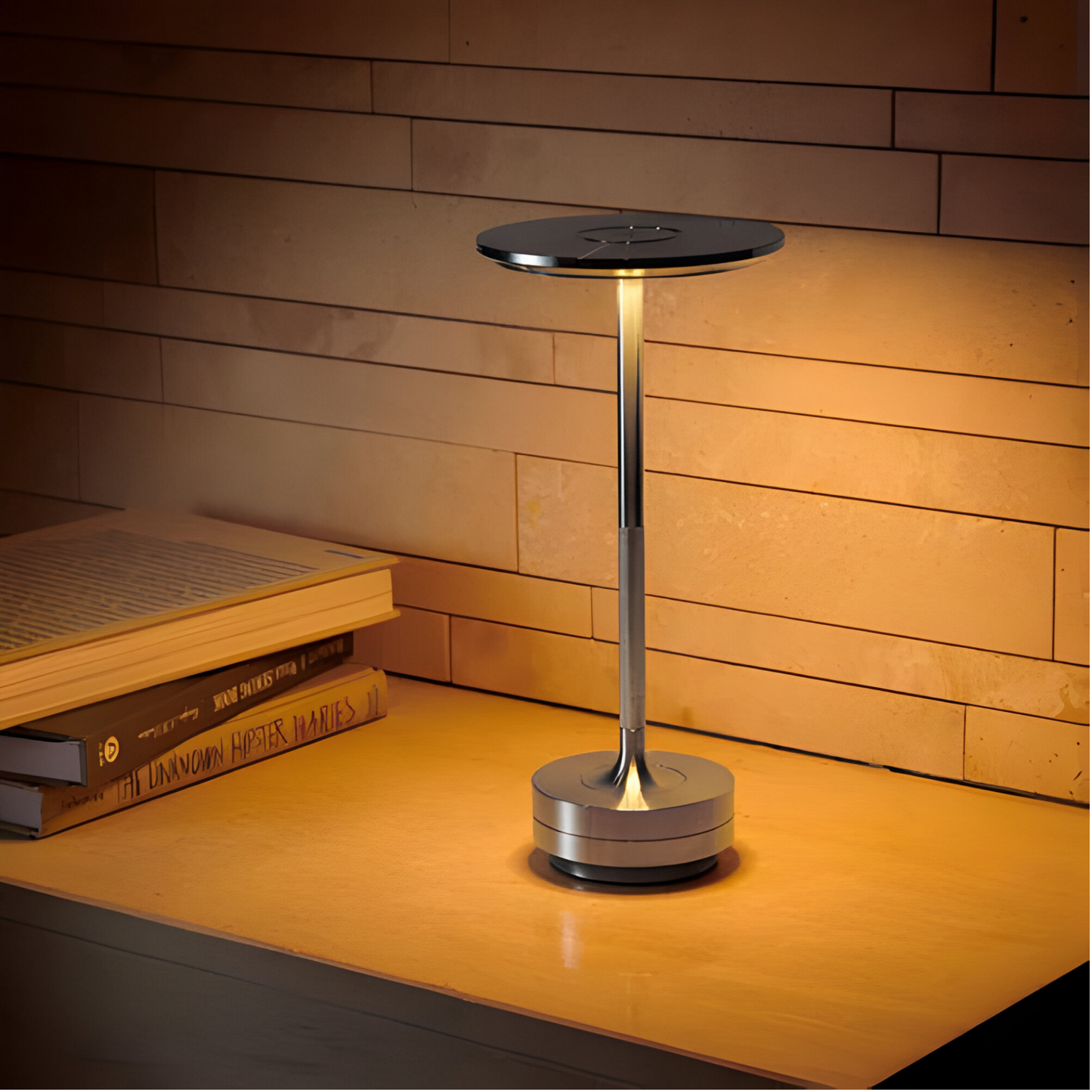 GlowLite - Cordless LED Table Lamp with Touch Dimming