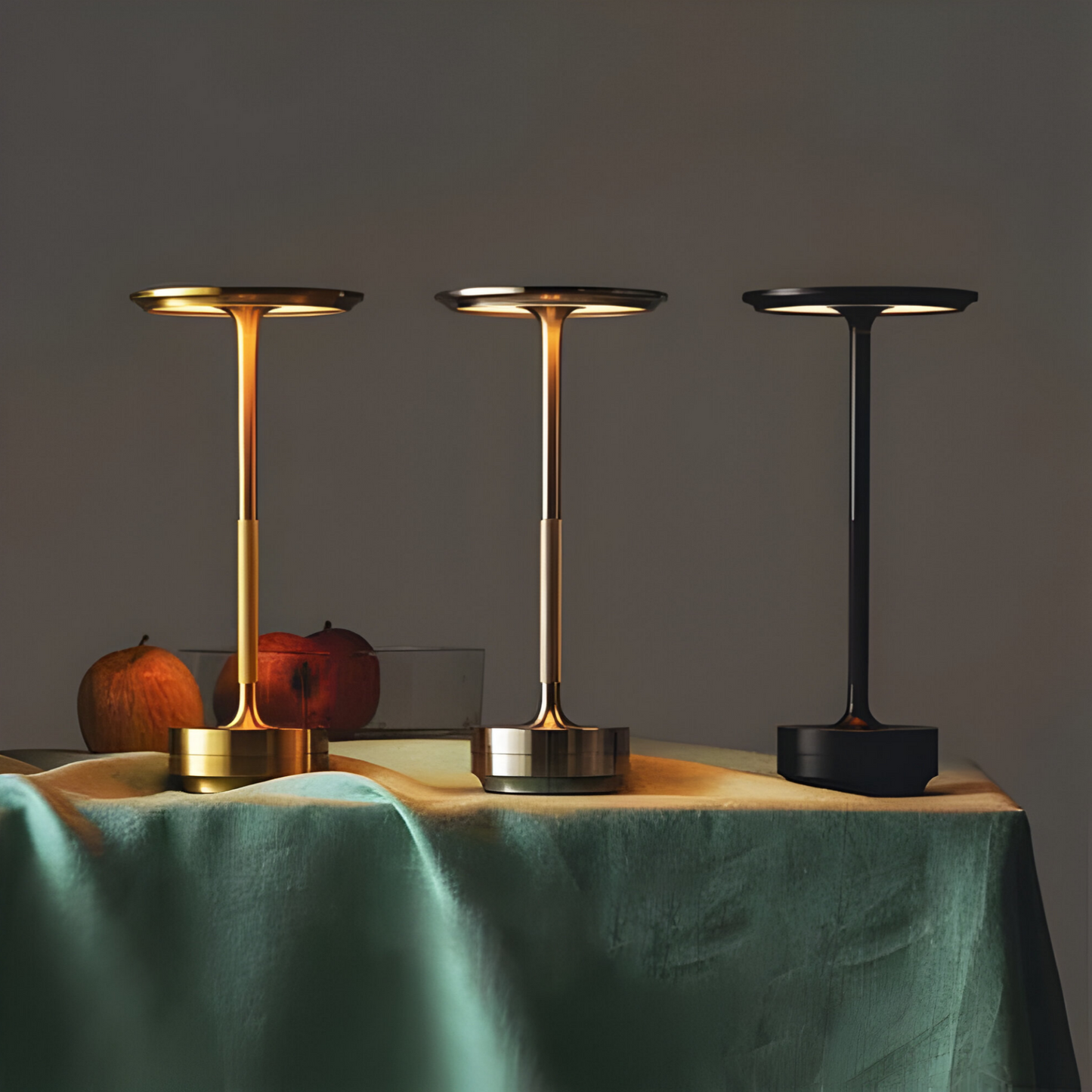 GlowLite - Cordless LED Table Lamp with Touch Dimming