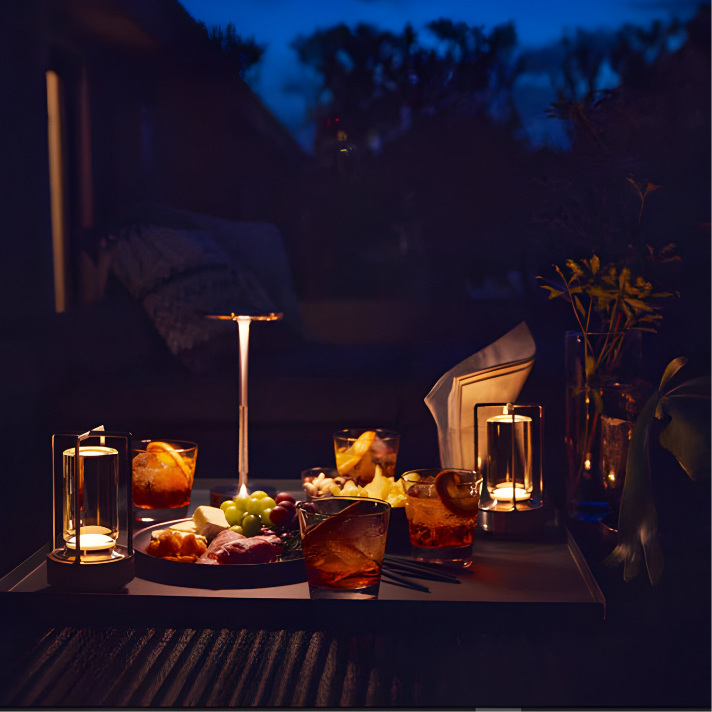 GlowLite - Cordless LED Table Lamp with Touch Dimming