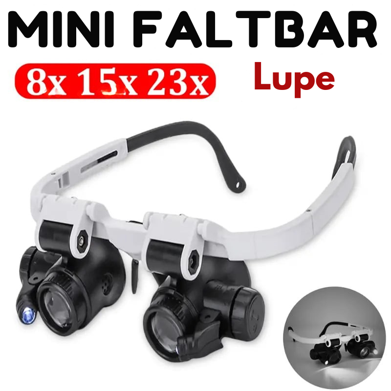 Magnifying Headlight | 8–23x Zoom | LED Illumination | MicroSight Headlamp