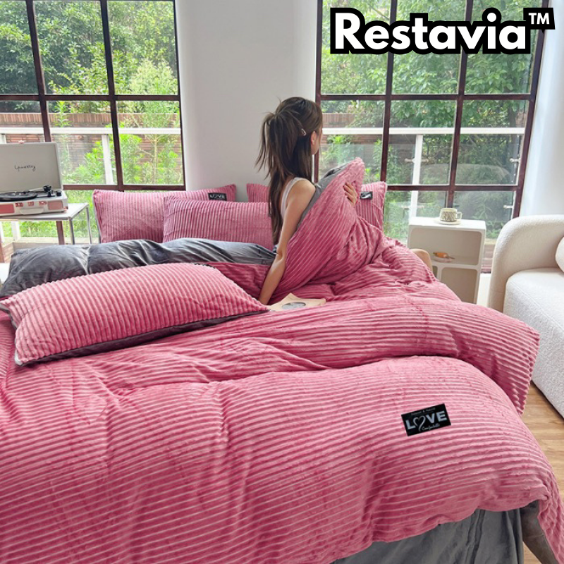 Coral Fleece Bed Cover – Experience Embracing Warmth for Cold Nights