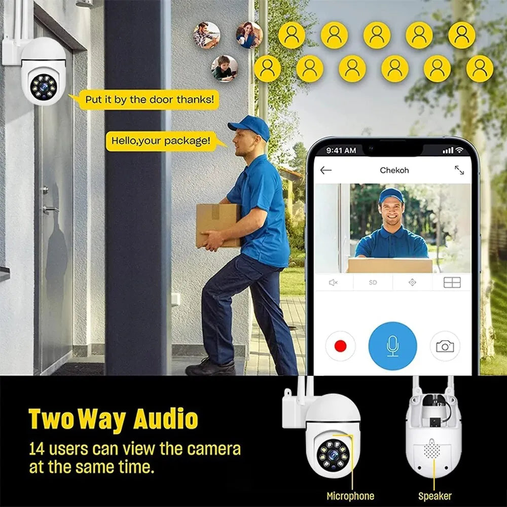 Indoor Wireless Security Camera – Real-Time Smartphone Monitoring