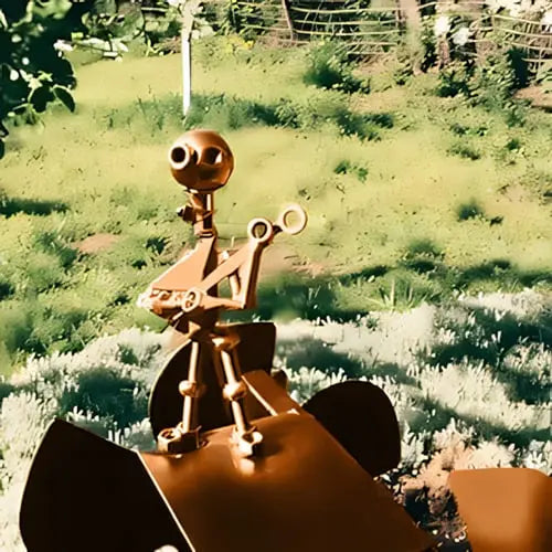 RockBeater Pro - Handmade Garden Wind Drummer Sculpture